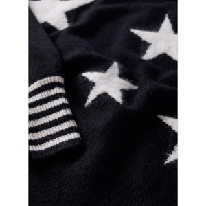 Mint Velvet Black Star Motif Jumper